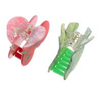iplusmile Pinzas Cabello Forma de Verduras, 2 Piezas Acrílicas Ligeras en Diseño Tomate y Col, Accesorio para Niñas y Mujeres, Garra Segura para Uso Diario y Eventos Temáticos