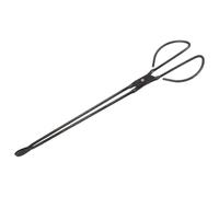 iplusmile Pinzas para Chimenea de Acero Resistente Tenazas Largas para Leña Carbón y Basura Mango Ergonómico Anticalor para Camping y Hogar