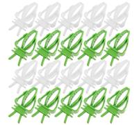 iplusmile Pinzas para Comida de Jaula de Pájaros 20 Unidades Clips de Polipropileno para Frutas y Verduras Porta Alimentos para Loros Periquitos y Cacatúas Accesorio Comedero Pequeño