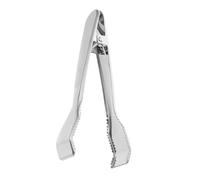iplusmile Pinzas para Hielo de Acero Inoxidable 304 Dientes Pinza Multifuncional Plateada para Alimentos Resistente al Calor y Uso en Fiestas Hogar Bar y Restaurante