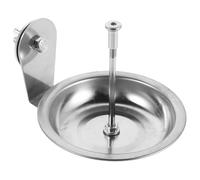 iplusmile Porta Frutas y Verduras Colgante para Pájaros con Tazón de Acero Inoxidable Brocheta para Comida para Loros y Cacatúas Soporte para Jaula Tamaño 10 X 85 X 8 CM Comedero Seguro