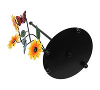 iplusmile Portarrollos Forma de Girasol Soporte Decorativo Hierro Resistente para Cocina y Baño para Fiestas Toallero de Pie