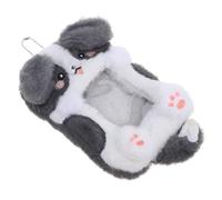 iplusmile Portatarjetas de Fotos K-Pop de Peluche Llavero Colgante de Animal Funda Protectora para Credenciales y Tarjetas Diseño de Peluche Suave y Compacto Adecuado para Oficina y