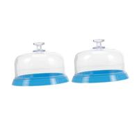 iplusmile Protector Antipolvo para Piezas de Reloj 2 Unidades Tapa Transparente Caja de Almacenamiento Portátil para Mecanismos de Relojería Bandeja Organizadora para Piezas Pequeñas
