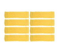 iplusmile Protector de Patas para Perros XL Amarillo 8 Piezas Fundas Protectoras Transpirables para Patas Delanteras y Traseras Calentadores Deportivos para Mascotas Envolturas Seguras