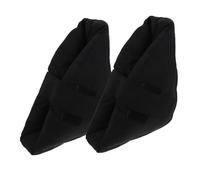 iplusmile Protector de Talón Elástico Negro para Hogar y Hospital Cojín Antiescaras Resistente y Cómodo para Aliviar Presión y Prevenir Úlceras de Almohadillas Protectoras de Talón y