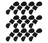 iplusmile Protectores Adhesivos para Suelas de Zapatos 24 Piezas Parches Antifricción Antideslizantes de Goma Negra Formas Variadas Gota D Cuadrado Autoadhesivos para Tacones y