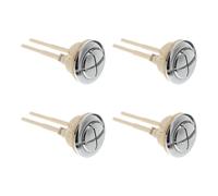 iplusmile Pulsador de Doble Descarga para Inodoro, Botón Cisterna 48 MM | PP Acabado Electrochapado, Superficie Lisa y Brillo Alto, Reemplazo sin Herramientas para Cisterna Color Aleatorio
