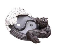 iplusmile Quemador de Incienso de Cerámica Reflujo Diseño de Dragón y Tigre Tamaño Mediano Decoración para Hogar y Oficina Soporte para Conos y Varillas de Incienso Adecuado para