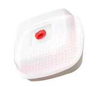 iplusmile Recipiente para Cocinar al Vapor Asa para Microondas, Vaporera para Verduras y Pescado, Uso en Cocina al Vapor Cotidiana