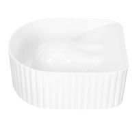 iplusmile Recipiente y Eliminación de Esmalte Permanente de Acrílico Blanco para Remojar Uñas para Tratamientos de Nutrición en Manicura Profesional
