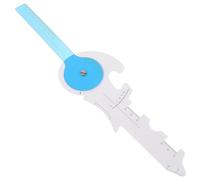 iplusmile Regla para Medir Distancia Pupilar Multifuncional de Plástico Medición de Ángulo de Varillas Azul en Monturas de Gafas para Uso en Tienda