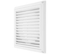 iplusmile Rejilla de Aire de Pared de Plástico 150mm para Aire Acondicionado, Ventilación Regulable Antidecoloración, Respiradero Multifuncional para Baño, Techo y Piso