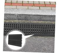 iplusmile Rejilla de Drenaje para Zanjas Exterior de Plástico para Desagüe Urbano Protección Escombros para Cocina Baño Jardín