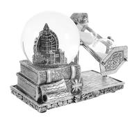 iplusmile Reloj De Arena Retro Decorativo con Temporizador y Bola De Cristal Musical, Base Plana, Vidrio y Resina, Decoración Artesanal para Mesa del Hogar y Sala De Estar