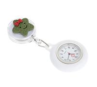 iplusmile Reloj de Bolsillo Portátil con Clip Retráctil y Diseño de Silicona para Enfermeras Fácil de Colgar y Consultar para Médicos y Estudiantes