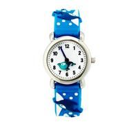 iplusmile Reloj Infantil de Dibujos Animados Delfines para Niño y Niña, Esfera Grande y Clara Cristal Mineral y Correa de PVC Resistente