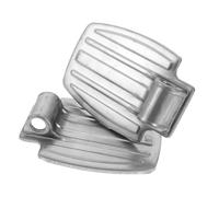 iplusmile Reposapiés para Silla de Ruedas de Metal Grueso Ergonómico y Estable Ampliado para Mayor Soporte Accesorio de Repuesto Resistente para Pacientes y Uso Hospitales