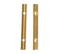 iplusmile Resorte Metálico para Brazo de Trémolo de Guitarra Eléctrica, Juego de 2 Retenedores de Cuerdas Dorados, Accesorio para Puente de Trémolo Compatible con Sistemas Simple y Doble,