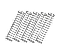 iplusmile Resortes de Botón de Instrumento de Acero Inoxidable 5 Pcs, Accesorios Portátiles y Fáciles de Instalar para Reemplazo de Instrumento en Color Plata