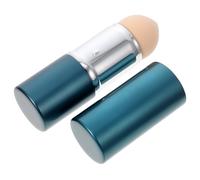 iplusmile Rodillo Facial Volcánico Absorbente de Aceite Portátil Masajeador con Piedra Natural Desmontable y Esponja para Maquillaje Control de Brillo Reutilizable para Piel Grasa