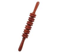 iplusmile Rodillo Masajeador Corporal De Madera 6 Ruedas Dentadas, Herramienta De Masaje De Madera Multifuncional Para Espalda, Piernas y Abdomen, Uso Doméstico Para Relajación y Alivio Muscular