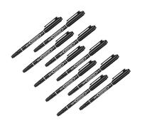 iplusmile Rotuladores de Cejas 10 Piezas Punta Fina 0.6mm y Gruesa 1.2mm a Base de Aceite Resistente al Agua para Belleza Profesional y Salón