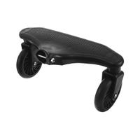 iplusmile Rueda de Cochecito de Ñiño con Freno Delantero y Trasero, Rueda de Repuesto de Pu Resistente, Compatible con Varios Modelos, Accesorio para Paseo Seguro y Cómodo, Juego Pieza