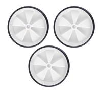 iplusmile Ruedas de Entrenamiento para Bicicleta Infantil 3 Pares de Plástico y Goma Blanco Soporte Seguro para Aprender a Montar Bicicleta