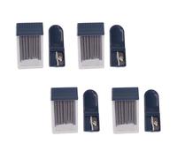 iplusmile Sacapuntas de Plástico 20 MM Afilador Integrado 4 Juegos de Núcleos para Brújulas Papelería Ligera Estudiantes y Oficina