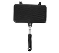 iplusmile Sandwichera Doble Cara Antiadherente para Desayuno Práctico Sartén para Panqueques Omelettes y Grill Herramienta de Cocina Resistente y Fácil de Limpiar
