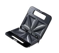 iplusmile Sandwichera Eléctrica Antiadherente para Máquina Multifuncional de y Tostado Horno para Freír Carne y Preparar Sándwiches Diseño Compacto Color Negro