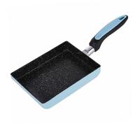 iplusmile Sartén Japonesa Cuadrada Tamagoyaki Antiadherente para Tortilla y Omelette Compatible con Cocina de Gas y Eléctrica Mango Ergonómico Multifunción para Freír y Color Aleatorio