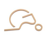 iplusmile Señal de Accesibilidad para Baños Adhesivo de Símbolo de Silla de Ruedas Letrero de Acrílico Resistente para Puertas de Baño Oficinas Restaurantes y Espacios Públicos Color Dorado