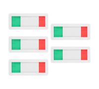 iplusmile Señal Deslizante de Privacidad para Puerta 3X7 CM 5 Unidades Indicador Reversible de Ocupado/Vacío Señal para Oficina Baño y Sala de Reuniones Color Blanco Diseño Cuadrado