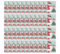 iplusmile Servilletas Desechables Navideñas 100 Unidades Diseño de Muñeco de Nieve para Fiestas Papel de Seda Absorbente para Restaurante y Decoración de Mesa en Navidad