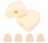 iplusmile Set de 6 Clavijas de Afinación para Guitarra Eléctrica 3x3, Botones de Cabeza Acrílicos Color Amarillo Claro, Mango de Afinador Bloqueo, Accesorios Profesionales para Reemplazo