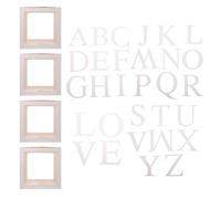 iplusmile Set de Cajas de Papel Portátiles para Globos Ventana Transparente Incluye 4 Cajas y Tarjetas Letras A-Z y Love Decoración para Bodas Propuestas y Fotografía de Fiestas