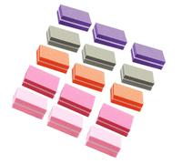 iplusmile Set de Manicura 50 Piezas Bloques Pulidores Uñas Acrílicas Mini Tamaño Esponja Colores Surtidos para Mujer Herramientas para Limar y Alisar Uñas en Salón o Viaje