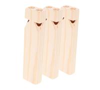 iplusmile Silbatos De Tren De Madera De 3 Piezas: Para Fiestas De Trenes, Generadores De Ruido, Instrumentos Musicales Orff Para Niños, Juguete Musical Pintado DIY Para Uso En El