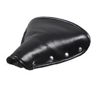 iplusmile Sillín Vintage de Cuero Negro Muelles para Triciclos | Asiento Retro de Estilo Simple, Protección contra Impactos, Apto para Bicicletas Clásicas, Acabado en Acero Estilo Aleatorio