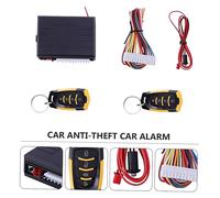 iplusmile Sistema Antirrobo de Coche Plegable Alarma de Automóvil 12v Accesorio de Seguridad Práctico y Duradero para Vehículos