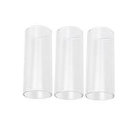 iplusmile Slide de Guitarra de Cristal Blanco Tratado Térmicamente, Tamaño 6.1x2.65x2.65 Cm, Acentúa Armónicos Intermedios para Guitarristas Profesionales y Amantes la Guitarra
