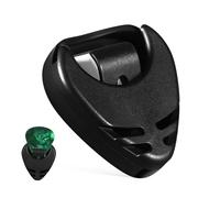 iplusmile Soporte Adhesivo para Guardar Púas De Guitarra Negro Resorte Interno, Estuche Organizador Duradero para Guitarra Acústica, Eléctrica, Ukelele