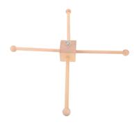 iplusmile Soporte de Madera para Móvil de Cuna DIY Kit Brazo Móvil para Ñiño Decoración Habitación Infantil Natural para Proyectos Manualidades y Carillones de Viento