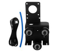 iplusmile Soporte Metálico con Polea para Impresora 3D Placa de Montaje de Hierro Resistente Componente para Extrusor Sistema de Soporte Posterior para Impresoras 3D Compatible con