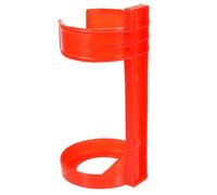 iplusmile Soporte Mural para Extintor de Incendios de 1 Kg Soporte Plástico Rojo para Coche y Camión Montaje Seguro para Extintor Portátil en Hogar y Vehículo