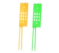 iplusmile Soporte para Anillas De Mensajera Organizador Colgante Plástico Multicolor 2 Piezas Uso Doméstico para Aficionados a