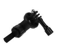 iplusmile Soporte para Cámara de Acción de Bicicleta Negro Abrazadera Ligera para Manillar de Bicicleta de Carretera Ajustable Multiángulo Instalación Estable para Ciclismo y Motocicleta