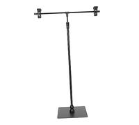 iplusmile Soporte para Carteles Ajustable Altura T Shaped Exhibidor de Pósters Multipropósito Inoxidable para Interiores y Exteriores Soporte Telescópico para Publicidad y Promociones
